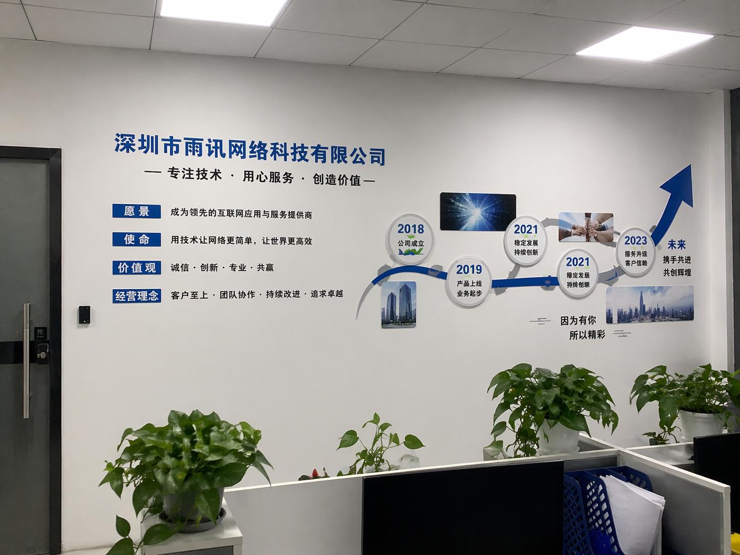 深圳市雨讯网络科技有限公司企业文化
